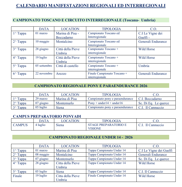 Immagine CALENDARIO 2026